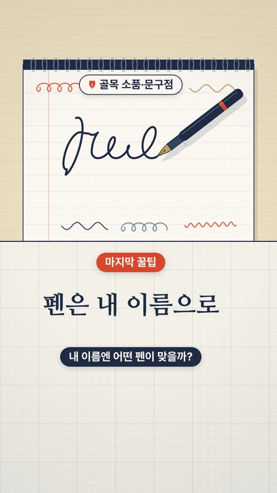 문구점 둘러보는 법